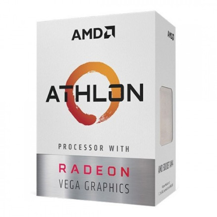 AMD Athlon PRO 300GE AM4 Socket Desktop Processor with Radeon Vega 3 Graphics (Rebox)