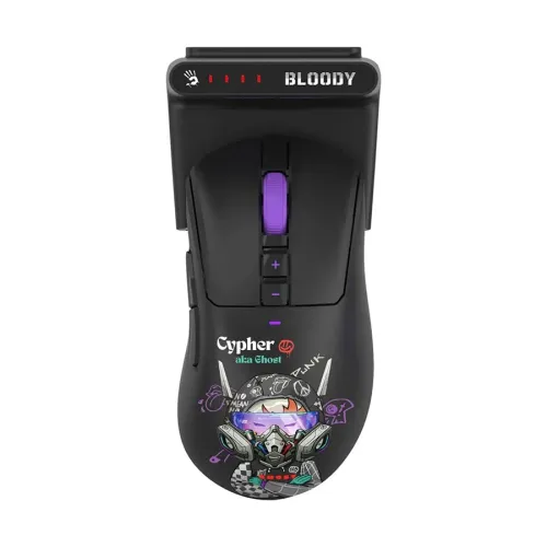 A4Tech Bloody R73 Ultra Duo Dual Mode Wireless Gaming Mouse With Dock-IOSBD