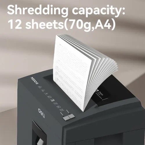 Deli ET001 15L Paper Shredder-IOSBD