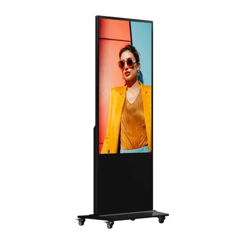 Hikvision DS-D6055UN-D/S 55" 4K UHD Android Floor Standing Digital Signage Display