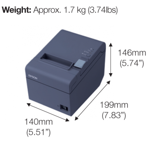 Epson TM-T82 Thermal POS Receipt Printer-IOSBD