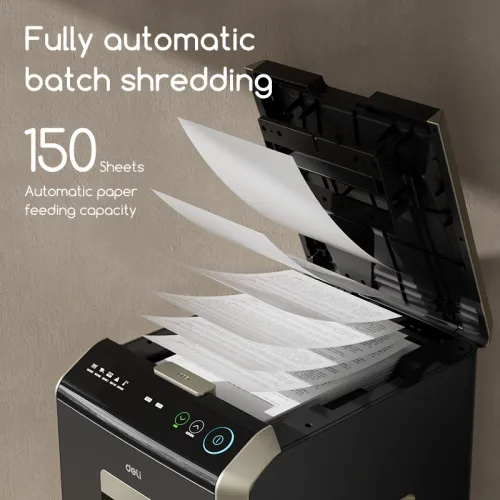 Deli ET089 32L Auto Paper Shredder-IOSBD