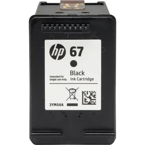 HP 67 Black Original Ink Cartridge-IOSBD