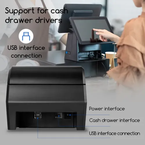 Deli ES420 Thermal POS Receipt Printer-IOSBD