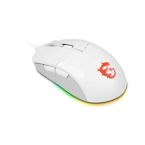 MSI CLUTCH GM11 WHITE RGB Gaming Mouse-IOSBD