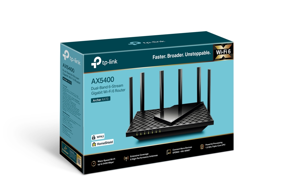 TP-Link Archer AX72 AX5400 Dual Band Gigabit Wi-Fi 6 Router-iosbd