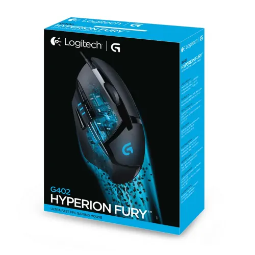 Logitech G402 Hyperion Fury ULTRA-FAST FPS GAMING MOUSE-IOSBD