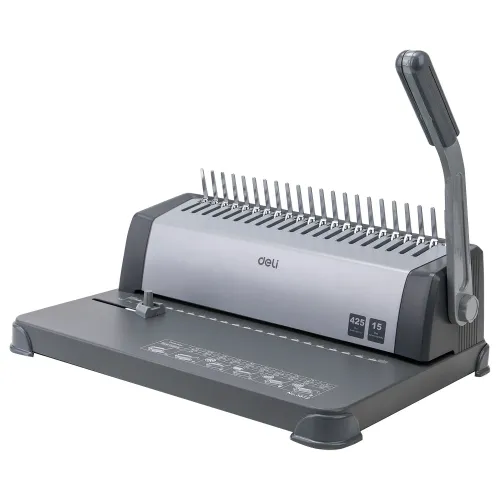 Deli E3872 425 Sheets Comb Spiral Binding Machine-IOSBD
