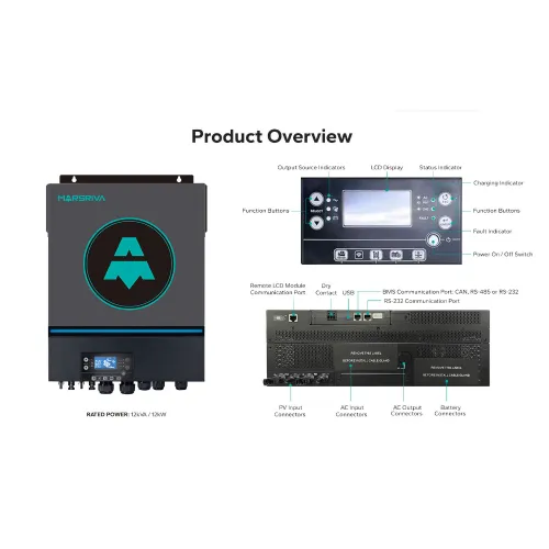 Marsriva MR-SPF12K-LP1-TL20E 12kW Hybrid Solar Inverter