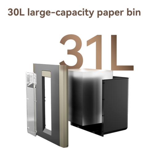 Deli ET099 25 Sheets 31L Paper Shredder-IOSBD