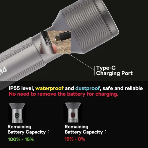 Philips SFL2243/56 LED Rechargeable Torch Light