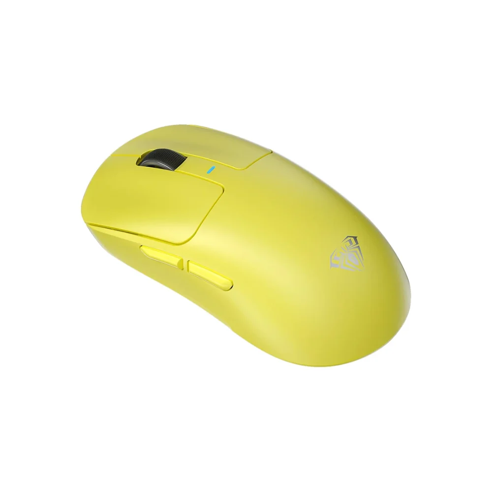 AULA SC680 Yellow / Pink PAW3395 26K DPI 1000Hz Tri-Mode Wireless Gaming Mouse
