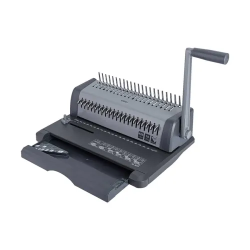 Deli E3873 425 Sheets Comb Spiral Binding Machine-IOSBD