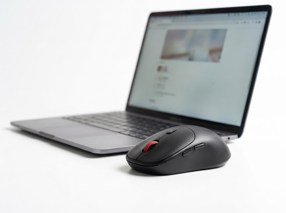 Lenovo WL300Pro Ergonomic Wireless Mouse – Dual Bluetooth & 2.4G Connection