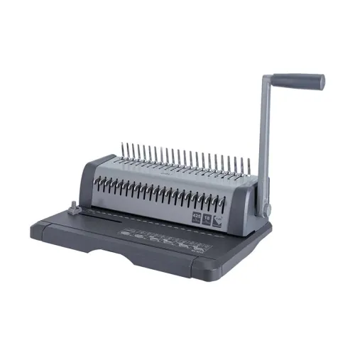 Deli E3873 425 Sheets Comb Spiral Binding Machine-IOSBD