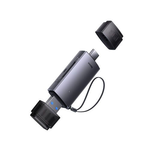 BASEUS AIRJOY USB-A AND TYPE C CARD READER (WKQX060013)-iosbd