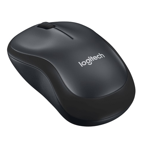 Logitech M220 Silent Wireless Mouse Charcoal (910-004885)-IOSBD