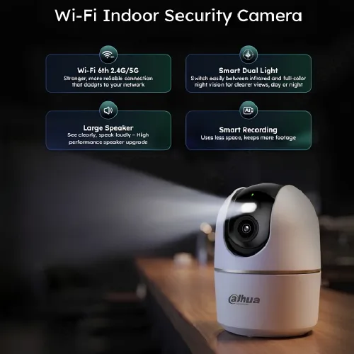 Dahua DH-IPC-H3AS 3MP Indoor Pan & Tilt WiFi Camera
