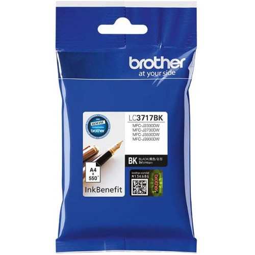 Brother LC3717BK Black Ink Cartridge-IOSBD