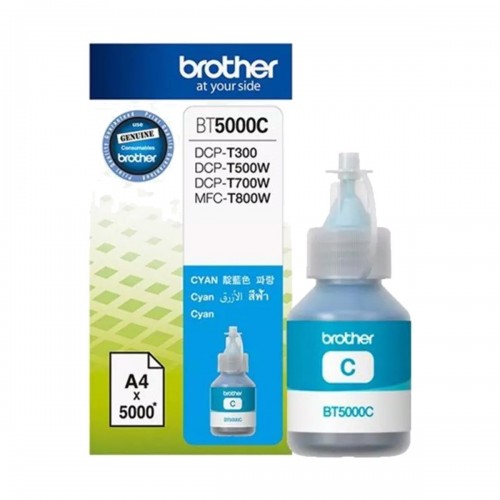 Brother BT5000C Cyan Ink Bottle-IOSBD