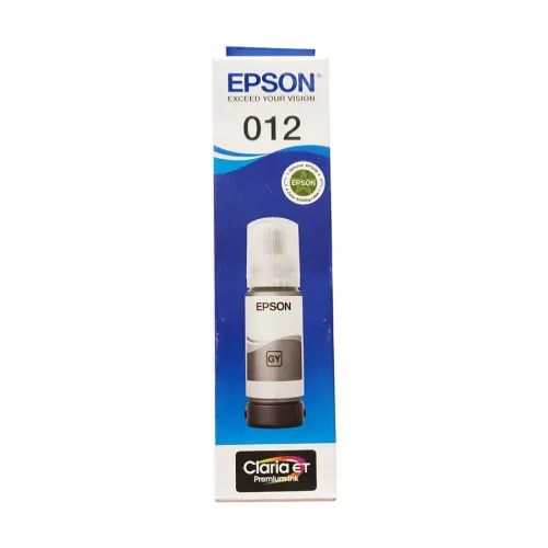 Epson 012 Gray Ink Bottle (Bundle With Full Set)-IOSBD