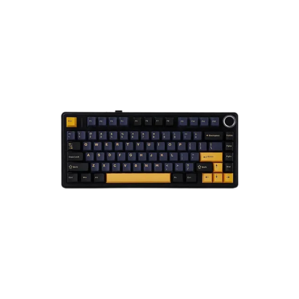 AULA F75 Wireless Mechanical Keyboard (Thunder Black, Reaper Switch)