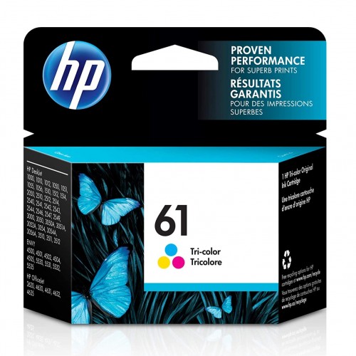 HP 61 Tri-color Original Ink Cartridge-IOSBD