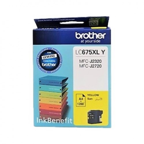 Brother LC675XL Yellow Original Ink Cartridge-IOSBD