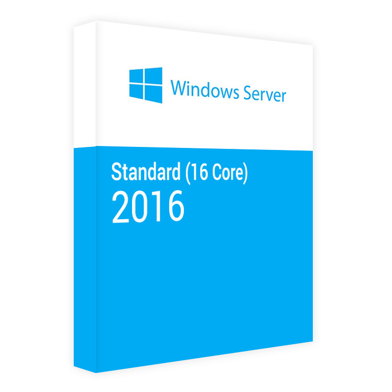 Windows Server 2016 Standard 16 Core Base License (Perpetual-Corporate)