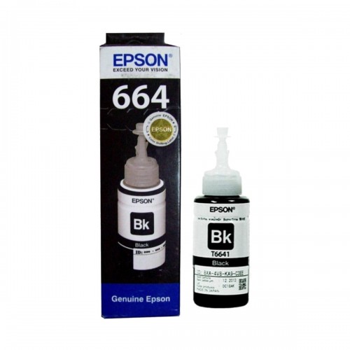 Epson C13T6641 Black Ink Bottle-IOSBD