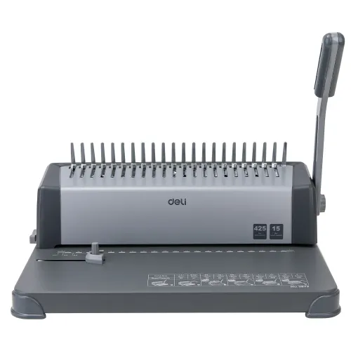 Deli E3872 425 Sheets Comb Spiral Binding Machine-IOSBD