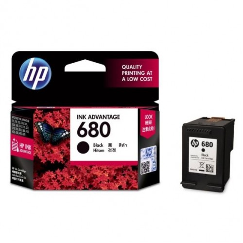 HP 680 Original Black Ink Advantage Cartridge-IOSBD