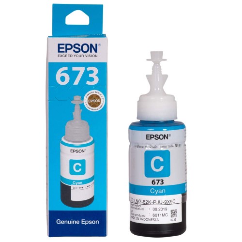 Epson C13-T6732 Cyan Ink Bottle-IOSBD