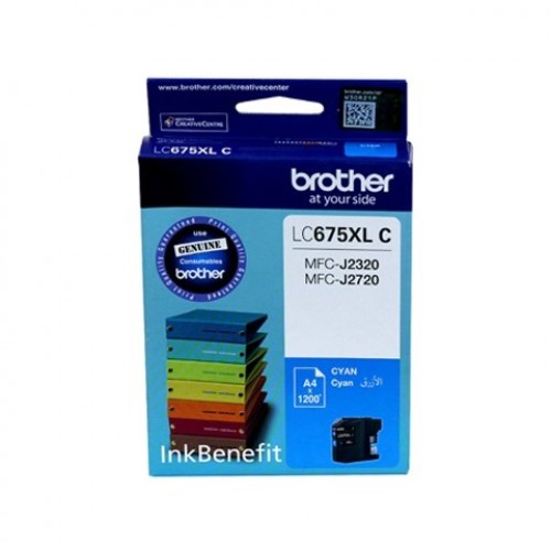 Brother LC675XL Cyan Original Ink Cartridge-IOSBD