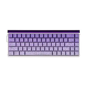 AULA HERO 68 HE Wired Hot-Swappable Magnetic Switch Gaming Keyboard, Purple Contour