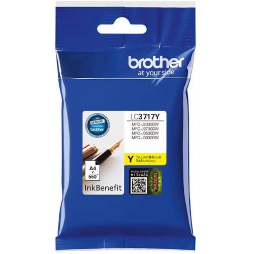 Brother LC3717Y Yellow Ink Cartridge-IOSBD