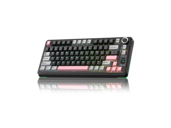 AULA S75 PRO Black Pink Star Vector Gaming Keyboard
