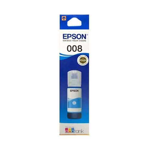 EPSON 008 Cyan Ink Bottle (Bundle With Full Set)-IOSBD