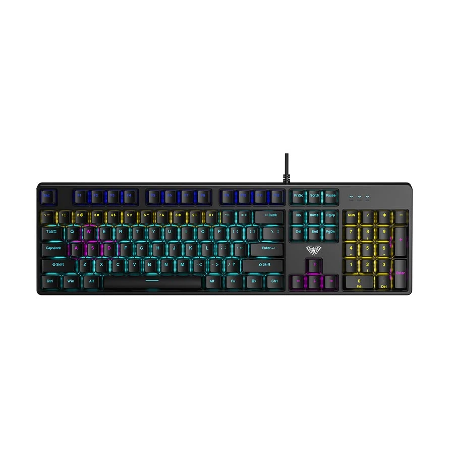 AULA F2022 Black Blue Switch Mechanical Gaming Keyboard