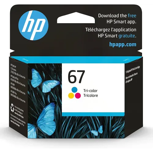 HP 67 Tri-color Original Ink Cartridge-IOSBD