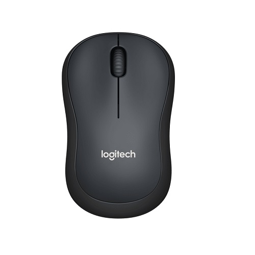 Logitech M220 Silent Wireless Mouse Charcoal (910-004885)-IOSBD