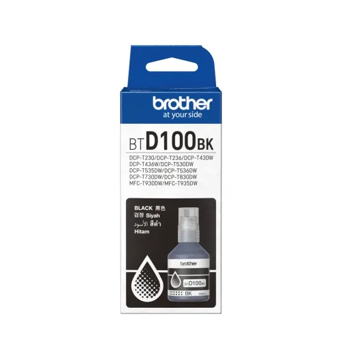 Brother BTD100BK Black Ink Bottle-IOSBD