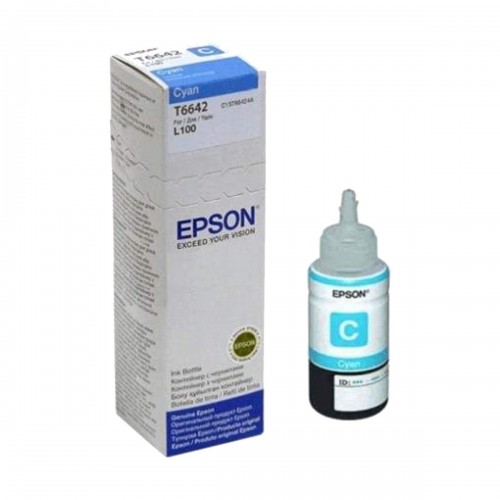 Epson C13T6642 Cyan Ink Bottle-IOSBD