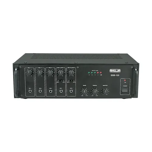 Ahuja SSB-120 120 Watt PA Mixer Amplifier-IOSBD