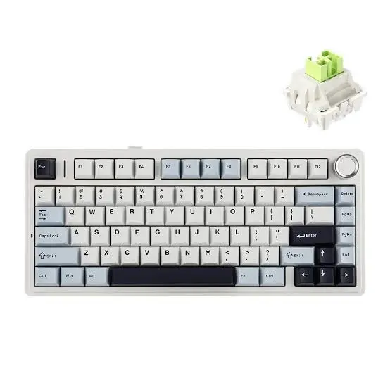 AULA F75 Mechanical Keyboard – Glacier Blue Reaper Switch