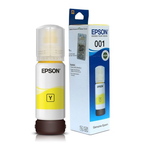 Epson 001 T03Y4 70ml Yellow Ink Bottle (Bundle With Full Set)-IOSBD