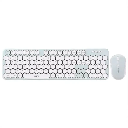 Geezer Honey S 2.4G Wireless Honeycomb Shape Keyboard Mouse Combo